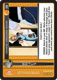 Image for Orange Dressing Room (Panini: Perfection) (U90) - Dragon Ball Z TCG