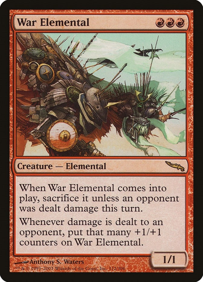 Image for War Elemental (Mirrodin) (112) - Magic: The Gathering