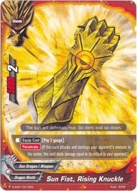 Image for Sun Fist, Rising Knuckle (Starter Deck: Scorching Sun Dragon) (D-SD01/0015EN) - Future Card BuddyFight