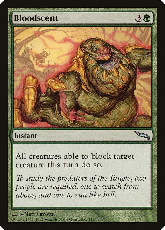 Image for Bloodscent (Mirrodin) (114) - Magic: The Gathering