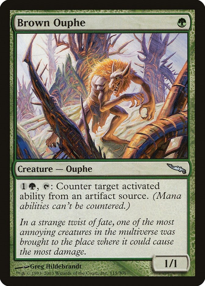 Image for Brown Ouphe (Mirrodin) (115) - Magic: The Gathering