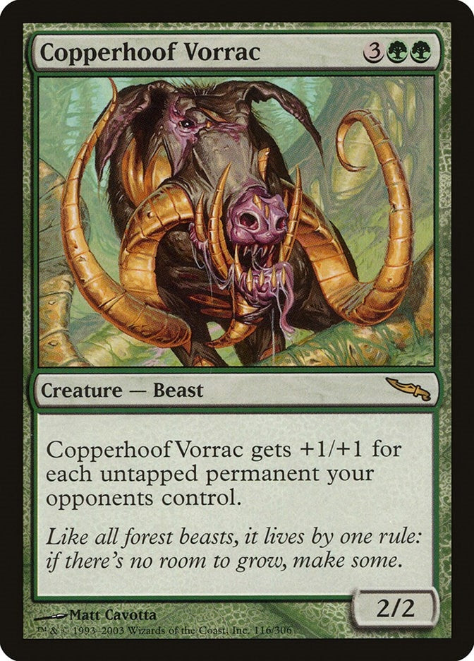 Image for Copperhoof Vorrac (Mirrodin) (116) - Magic: The Gathering