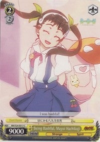 Image for Being Bashful, Mayoi Hachikuji (NISEMONOGATARI) (NM/S24-E017) - Weiss Schwarz
