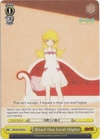 Image for Ritual One Level Higher (NISEMONOGATARI) (NM/S24-E018) - Weiss Schwarz