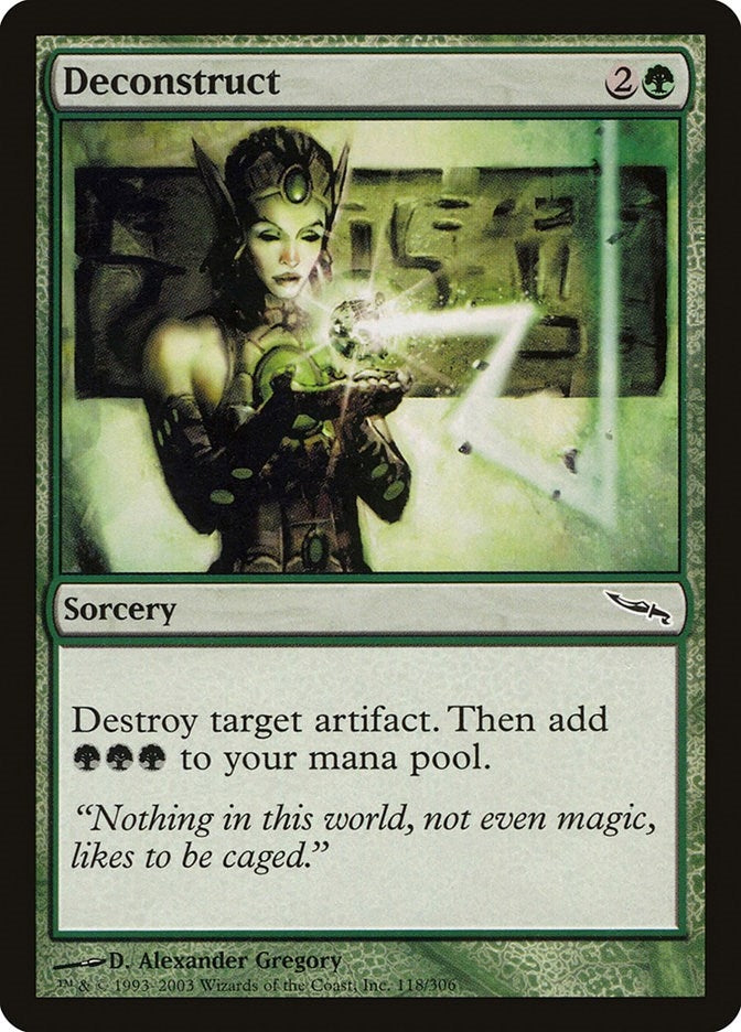 Image for Deconstruct (Mirrodin) (118) - Magic: The Gathering