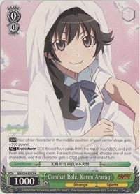 Image for Combat Role, Karen Araragi (NISEMONOGATARI) (NM/S24-E023) - Weiss Schwarz