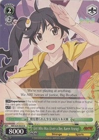 Image for Girl Who Was Given a Bee, Karen Araragi (NISEMONOGATARI) (NM/S24-E025) - Weiss Schwarz