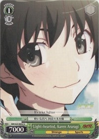 Image for Light-hearted, Karen Araragi (NISEMONOGATARI) (NM/S24-E032) - Weiss Schwarz