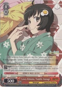 Image for Loves Kimono, Tsukihi Araragi (NISEMONOGATARI) (NM/S24-E059) - Weiss Schwarz