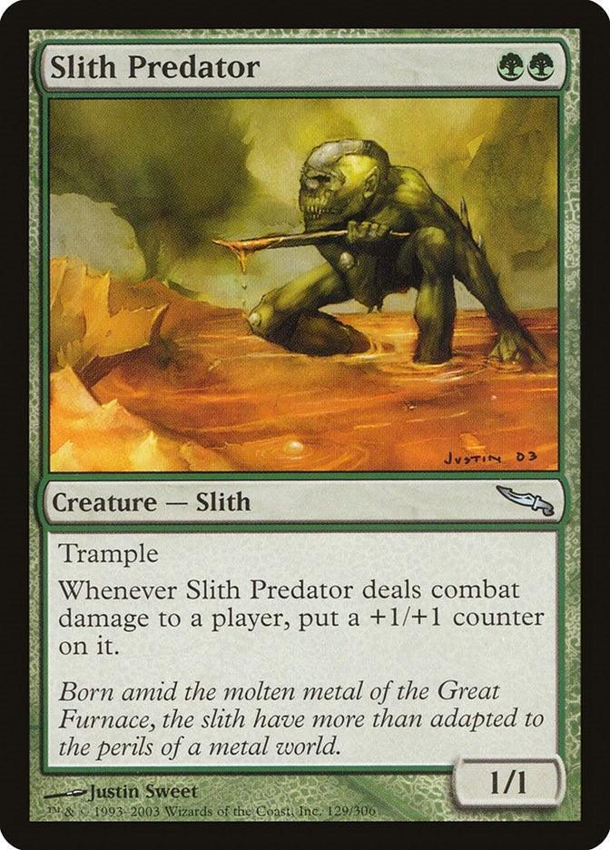 Image for Slith Predator (Mirrodin) (129) - Magic: The Gathering