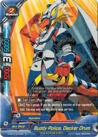 Image for Buddy Police, Decker Drum (Neo Enforcer ver.E) (H-BT01/0034EN) - Future Card BuddyFight