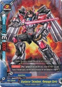 Image for Explosive Takedown, Rampage Sonic (Neo Enforcer ver.E) (H-BT01/0035EN) - Future Card BuddyFight