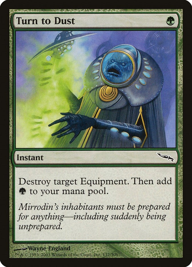 Image for Turn to Dust (Mirrodin) (137) - Magic: The Gathering