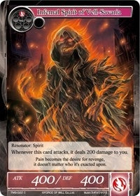 Image for Infernal Spirit of Vell-Savaria (The Moonlit Savior) (TMS-022) - Force of Will