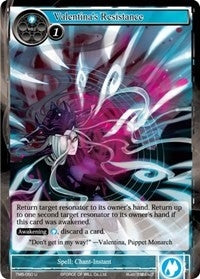 Image for Valentina's Resistance (The Moonlit Savior) (TMS-050) - Force of Will