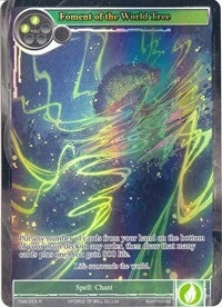 Image for Foment of the World Tree (Full Art) (The Moonlit Savior) (TMS-055) - Force of Will