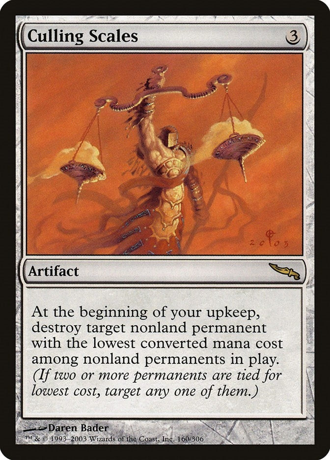 Image for Culling Scales (Mirrodin) (160) - Magic: The Gathering