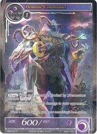 Image for Demonic Commander (Full Art) (The Moonlit Savior) (TMS-074) - Force of Will