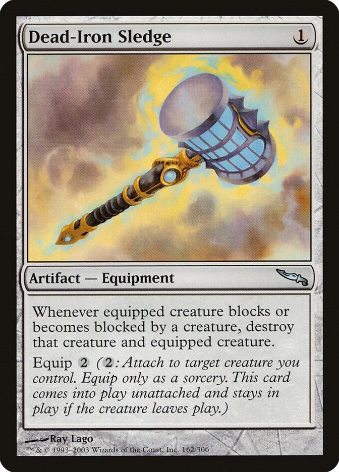 Image for Dead-Iron Sledge (Mirrodin) (162) - Magic: The Gathering