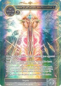 Image for Blade of the Seven Lands, Excalibur X (Full Art) (The Moonlit Savior) (TMS-091) - Force of Will