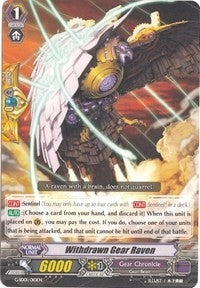 Image for Withdrawn Gear Raven (G-Start Deck 1: Odyssey of the Interspatial Dragon) (G-SD01/010EN) - Cardfight Vanguard