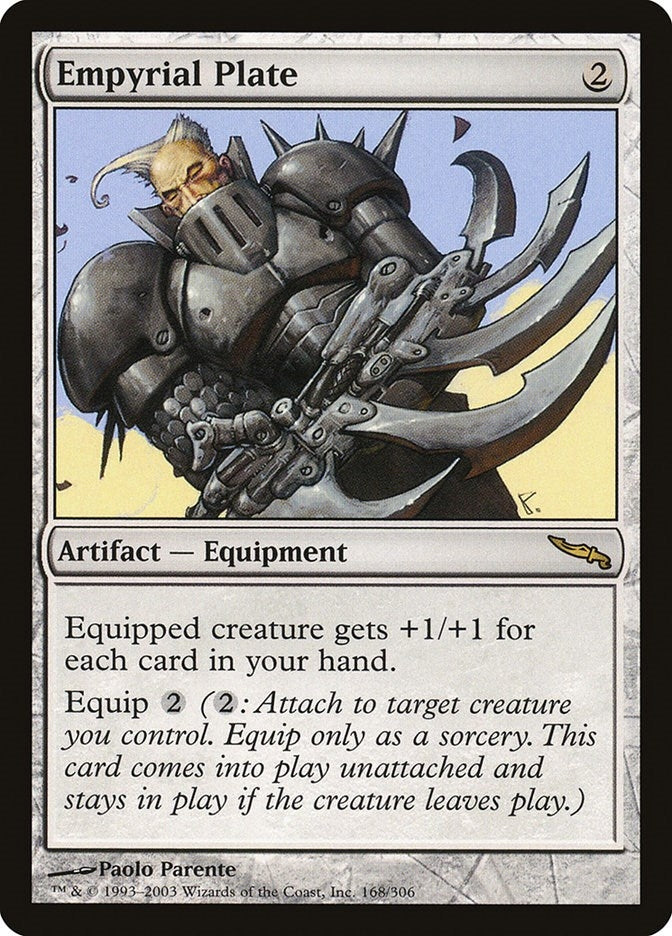 Image for Empyrial Plate (Mirrodin) (168) - Magic: The Gathering