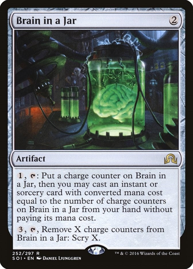 Image for Brain in a Jar (Shadows over Innistrad) (252) - Magic: The Gathering
