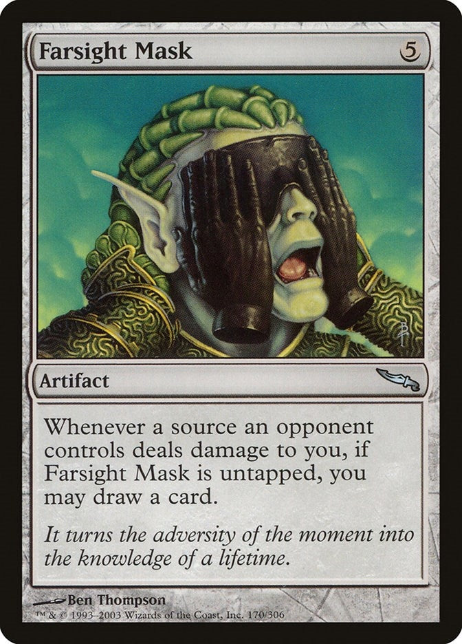 Image for Farsight Mask (Mirrodin) (170) - Magic: The Gathering