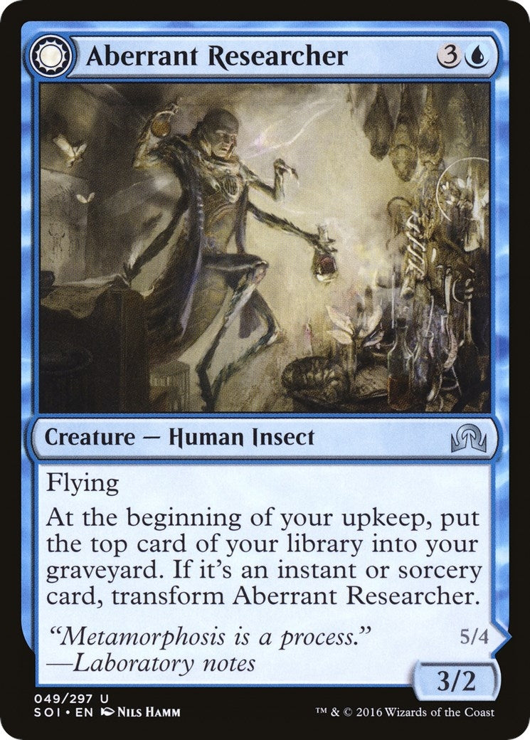 Image for Aberrant Researcher (Shadows over Innistrad) (49) - Magic: The Gathering