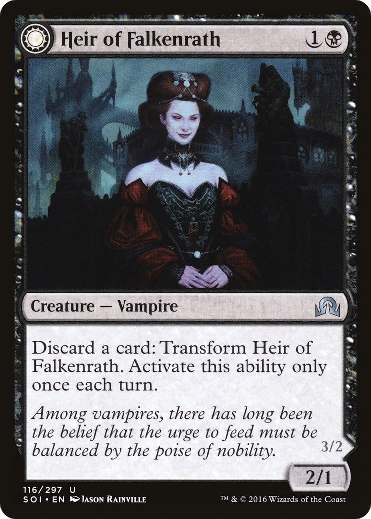 Image for Heir of Falkenrath (Shadows over Innistrad) (116) - Magic: The Gathering