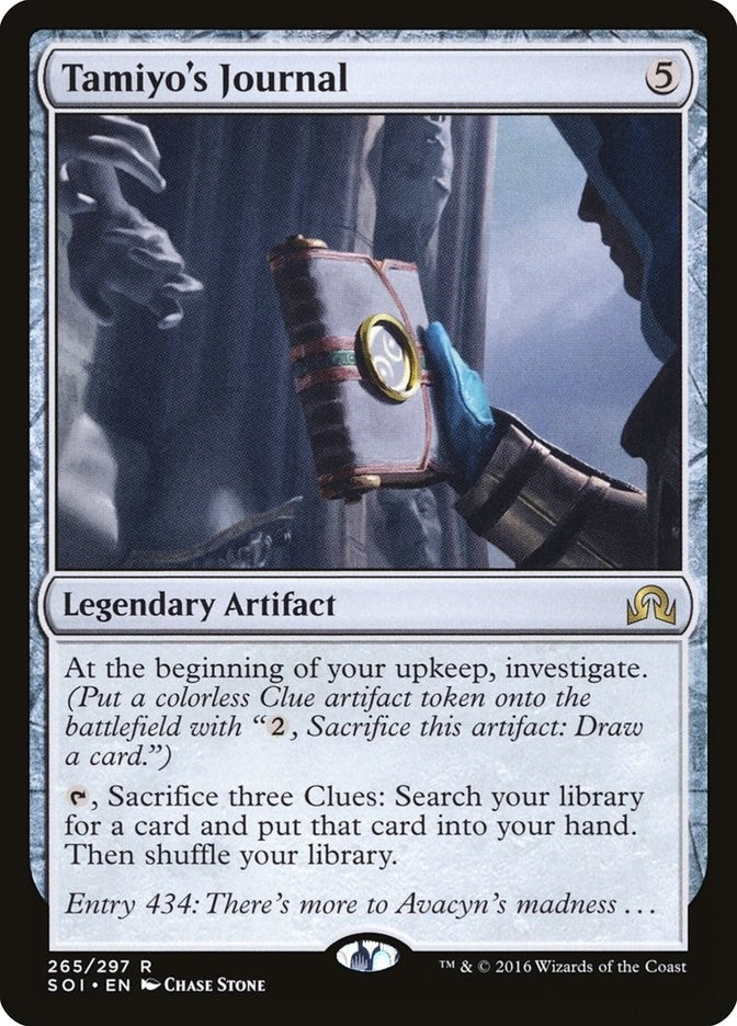 Image for Tamiyo's Journal (Entry 434) (Shadows over Innistrad) (265) - Magic: The Gathering