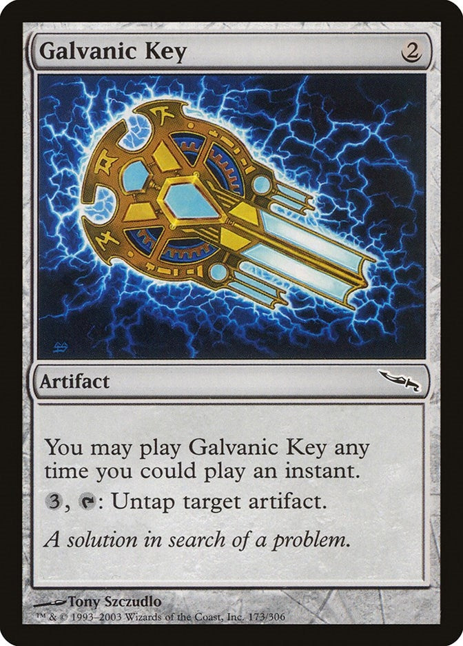 Image for Galvanic Key (Mirrodin) (173) - Magic: The Gathering