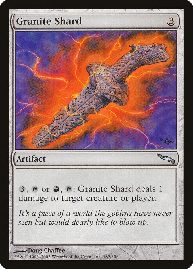 Image for Granite Shard (Mirrodin) (182) - Magic: The Gathering