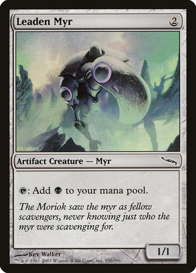 Image for Leaden Myr (Mirrodin) (191) - Magic: The Gathering