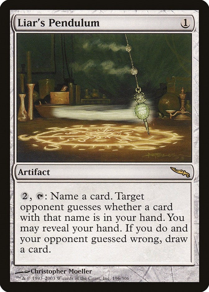 Image for Liar's Pendulum (Mirrodin) (196) - Magic: The Gathering