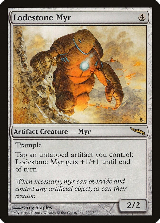Image for Lodestone Myr (Mirrodin) (200) - Magic: The Gathering