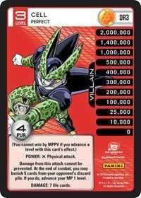 Image for Cell - Perfect (High Tech Foil) (Panini: Perfection) (DR3) - Dragon Ball Z TCG