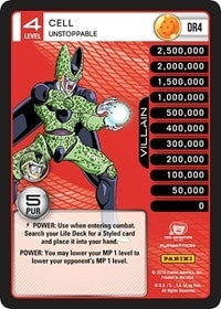 Image for Cell - Unstoppable (High Tech Foil) (Panini: Perfection) (DR4) - Dragon Ball Z TCG
