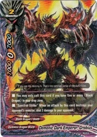 Image for Demonic Dark Emperor, Grobius (Break to the Future) (BT05/0114EN) - Future Card BuddyFight