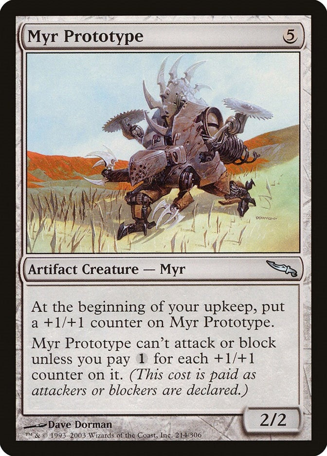 Image for Myr Prototype (Mirrodin) (214) - Magic: The Gathering
