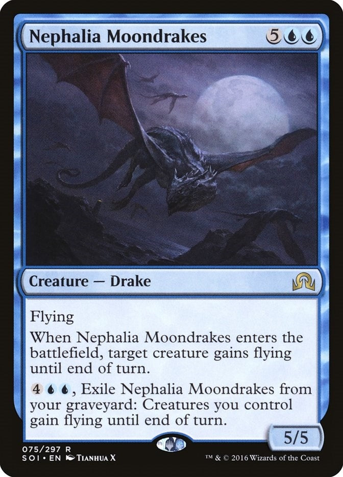 Image for Nephalia Moondrakes (Shadows over Innistrad) (75) - Magic: The Gathering