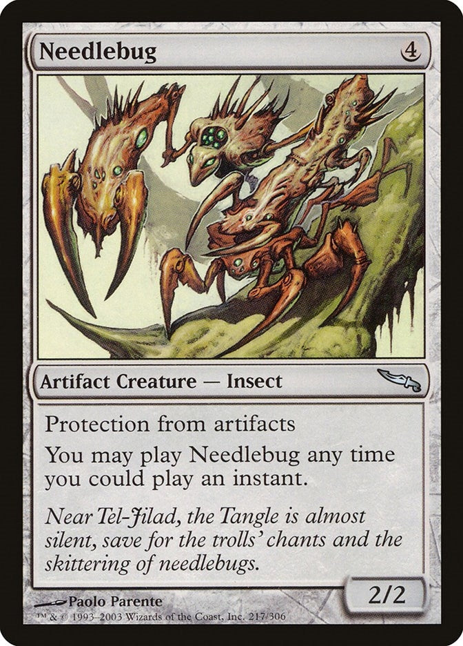 Image for Needlebug (Mirrodin) (217) - Magic: The Gathering