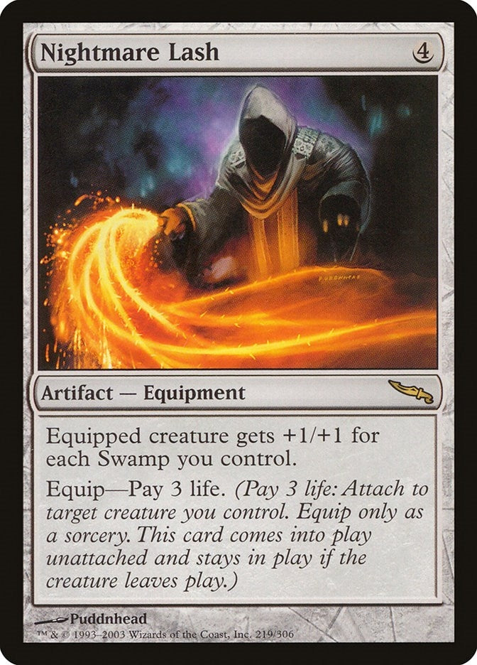 Image for Nightmare Lash (Mirrodin) (219) - Magic: The Gathering