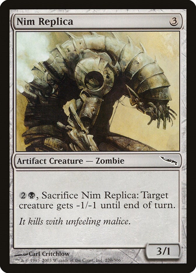 Image for Nim Replica (Mirrodin) (220) - Magic: The Gathering