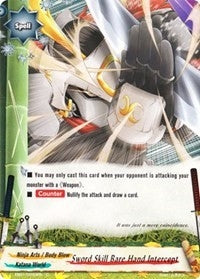 Image for Sword Skill Bare Hand Intercept (Immortal Entities) (EB01/0033EN) - Future Card BuddyFight