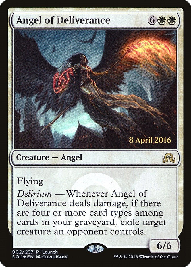 Image for Angel of Deliverance (Launch Party & Release Event Promos) (2) - Magic: The Gathering