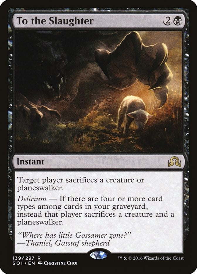 Image for To the Slaughter (Shadows over Innistrad) (139) - Magic: The Gathering