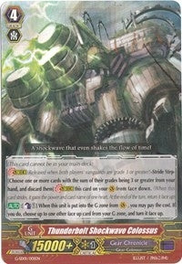 Image for Thunderbolt Shockwave Colossus (Foil) (G-Start Deck 1: Odyssey of the Interspatial Dragon) (G-SD01/001EN) - Cardfight Vanguard