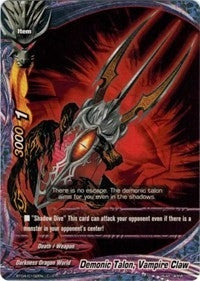 Image for Demonic Talon, Vampire Claw (Darkness Fable) (BT04/0102EN) - Future Card BuddyFight