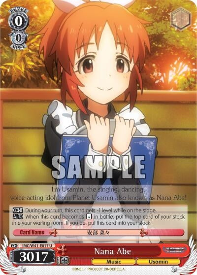 Image for Nana Abe (The iDOLM@STER Cinderella Girls) (IMC/W41-E017 U) - Weiss Schwarz